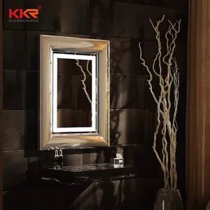LED Bathroom Dimmable Light Anti-Fog Makeup Mirror Wall Mounted Mirrors - Image 4
