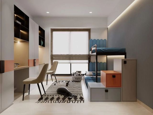 Kids Room Interiors Materials Teak, Oak, Plywood, Mdf Surface Finishes Polished, Stained, Painted Applications Residential And Commercial - Image 2