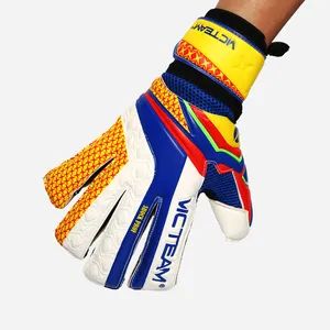 Custom Logo PRO Match Goalkeeper Gloves for Soccer MOQ 300pairs Gender Unisex Service OEM ODM Style Customized Buckle With - Image 4