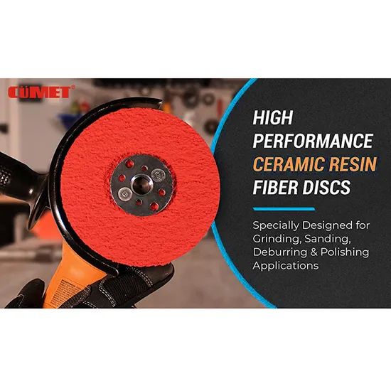 Ceramic Fiber Disc Resin Abrasive Discs Origin China Model NO. P36 Shape Round Disc Standard 4-9 Inch HS Code - Image 6