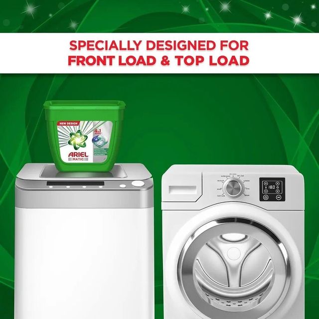 Ariel Matic 4-in-1 PODs Detergent 18 ct – Top & Front Load Washing Machines - Image 4