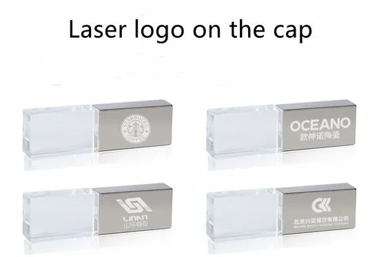 Crystal USB Flash Memory LED Light up Logo USB Flash Disk Shape Stick Material Metal Trademark Sofly HS Code 85235110 Model NO. COB014 - Image 2