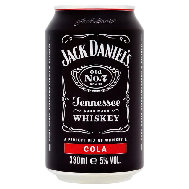 Jack Daniel's & Cola 10% Jack Daniels Whiskey 330ml all flavors available - Image 3