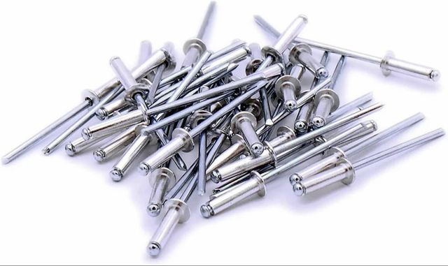 Material: Mild Steel Blind Rivets Color Silver Finishing Polished Material Mild Steel Usage/Application Hardware Country of Origin Made in - Image 1