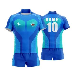 Custom Sublimation Printing Rugby Team Wear Team Rugby Shirt MOQ 1 PC Size Any Type Top Gender Unisex Origin Guangzhou Pattern - Image 2