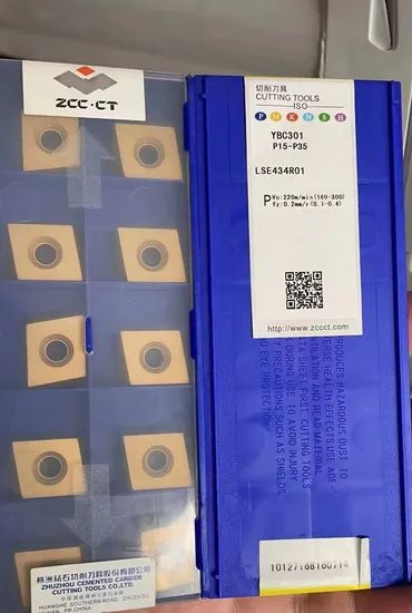 High-Performance Zcc CNC Milling Turning Cutter Inserts for Steel - Image 1