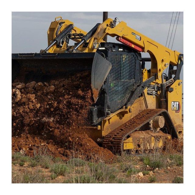 CAT 299D3 skid steer loader for heavy construction work strong engine compact design and powerful hydraulics ideal for digging trenching loading and site preparation applications - Image 3
