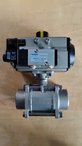 Valve Automation Pneumatic Flanged Ball Valve, 2 Way/ 3 Way Automation Solutions Air Pressure Control System - Image 5