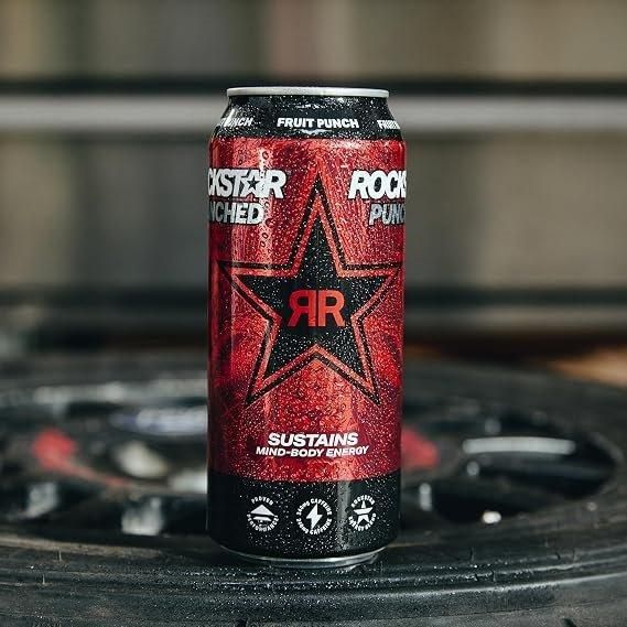 Rockstar Energy Drink 250ml Ready-to-Drink Carbonated Energy Beverage - Image 2
