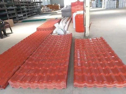 UPVC S Tiles Brick Red 1000x1050 2.2-3.0mm ASA Film 10Y Color 10D Delivery MOQ20T - Image 2