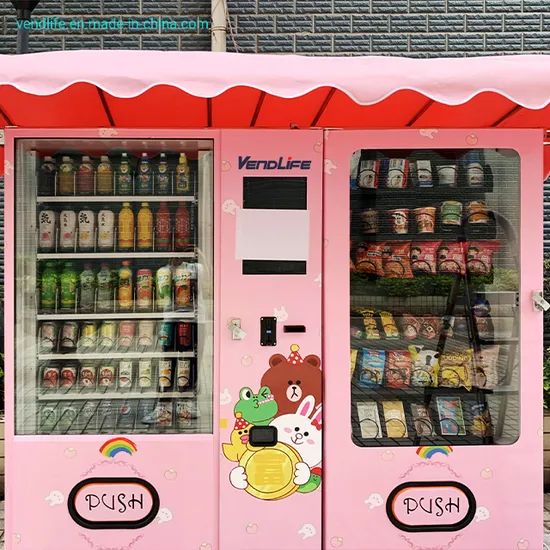 Customized Sticker Cost-Effective Double Cabinets Vending Machines - Image 5