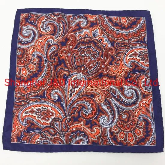 100% Silk Printed Pocket Squares - Image 1