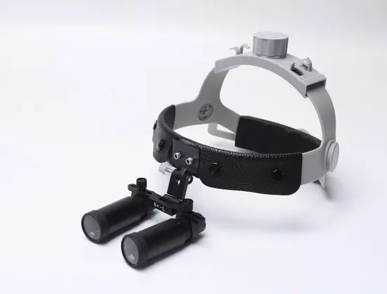 Dental Magnifier Dental Lab Equipment Unit MOQ 1 Set Color Black Certification CE Model NO. DY-400 Magnification 4X Maginification - Image 2