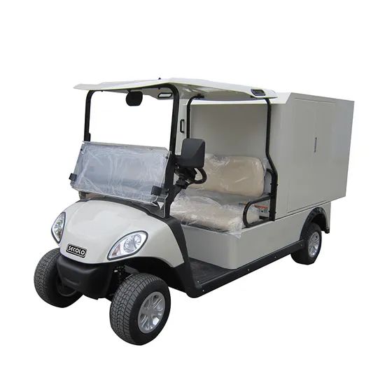 2-Passenger House-Keeping Van Box Electric Golf Cart Seats 1-2 Color White Motor AC 5kw Origin China Range 80-100 Km Controller - Image 1