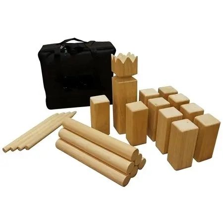 Classic Wooden Outdoor Sports Kubb Game - Image 2