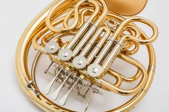 Good Double French Horn Handmade Good Sound Origin China Trademark Forest HS Code 9205100090 Model NO. LKFH-5011 Specification - Image 4