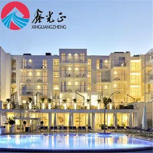 High Rise Prefabricated House Steel Frame Construction Hotel Standard GB Warranty 1 Year Door Steel Door Brick Wall - Image 2