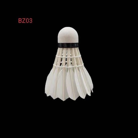 Hot Selling Goose Feather Durable Badminton Shuttlecock OEM Accept Trademark BZ Model NO. BZ01 Speed 75,76,77,78 Type - Image 6