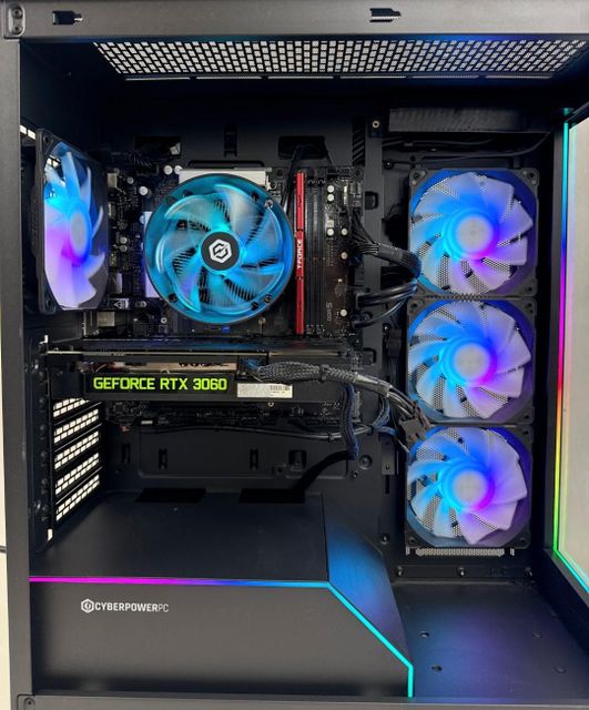 CyberPowerPC Gamer Xtreme Gaming Desktop i5-14400F 16GB RAM 2TB SSD RTX 3060 W11 GRADE A SUPER CLEAN - Image 3