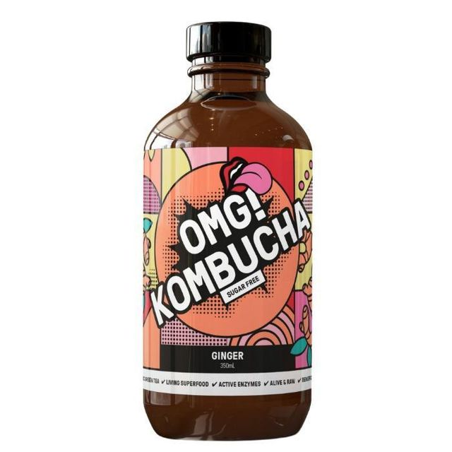 OMG! Kombucha Bottle Color Options Amber Or Clear Flavor Varieties Ginger, Coconut & Lime, Pomegranate & Apple Label Customization Available For Market-specific Translation, E.g., - Image 4