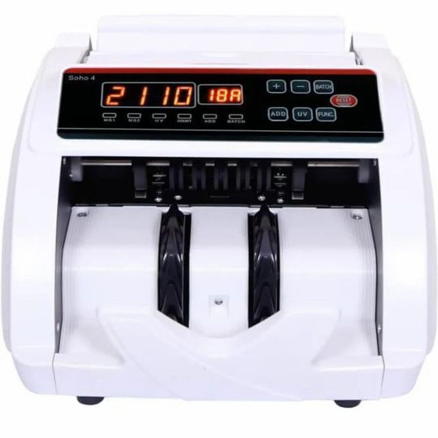 Cash Counting Machines Display Type LED Batch Setting Yes Accuracy Accurate Machine Type Portable Power Supply 230 V AC Processing Speed - Image 2