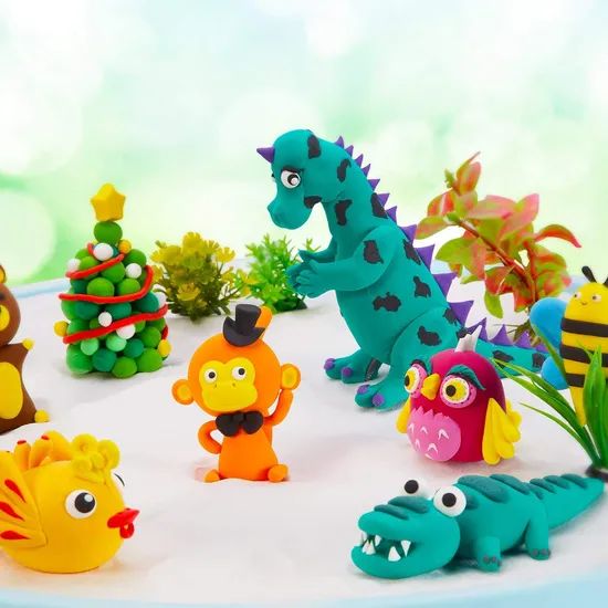 Wholesale Price High Quality Clay Crafts 36 Colors Soft Super Light Clay Modeling Air Dry Polymer Clay for DIY Handmade Toys - Image 6