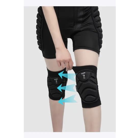 Knee Pad for Elbow Pant Support Tactic Guard Shin Motorbik and Set Strap Brace Neoprene Workout Motorcycle Auto Racing Wear - Image 4