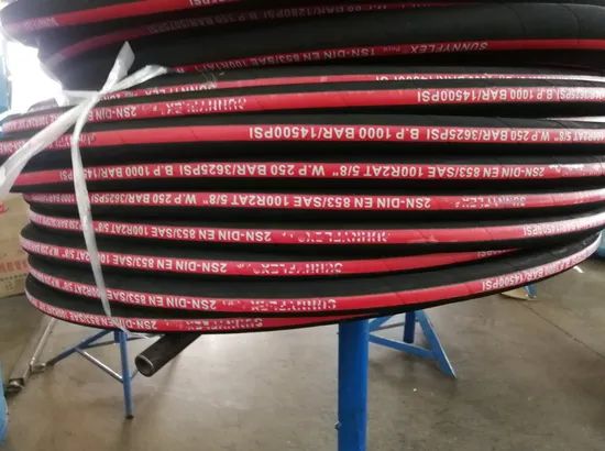 Reliable Hydraulic Hoses Manufacturer Sanyeflex R1 R2 R3 R4 R5 R6 R7 Industrial Machine and Mining Equipment Marine System Hose Fi - Image 6