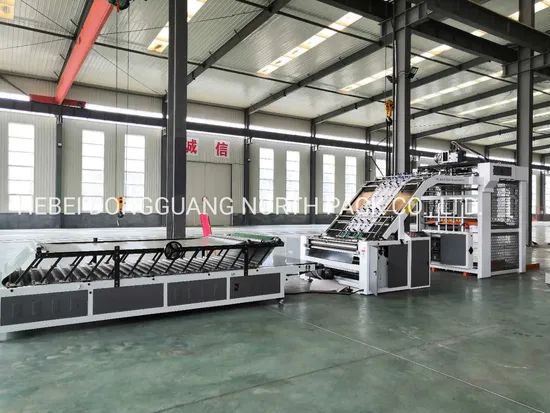 Automatic Corrugated Sheet Cardboard Flute Laminating Carton Package Machine - Image 1