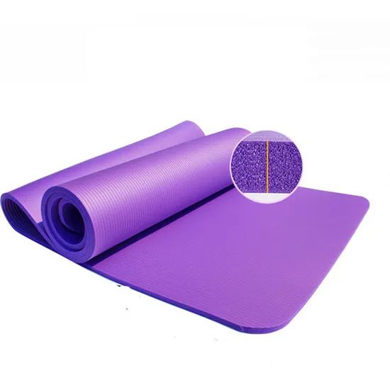 Factory Direct Wholesale Eco-Friendly Double Layer TPE Yoga Mat Non-Slip 6mm/8mm Fitness Exercise Mat with Custom Logo Print - Image 2