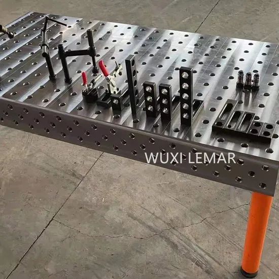 1500 3000 100mm D16 Cast Iron Modular Fixture Table - Image 2