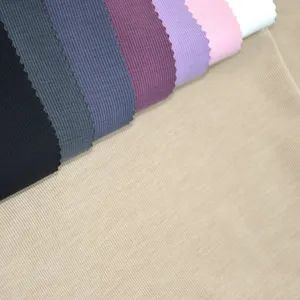 OEM ODM Customizable Good Elasticity Compound Modal Rib Knitted Fabric - Image 5