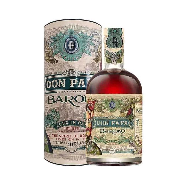 Don Papa Baroko Premium Rum-Based Spirit, Exotic Flavour, Distilled from ‘Black Gold’ Molasses, 40% ABV, 700 ml - Image 5
