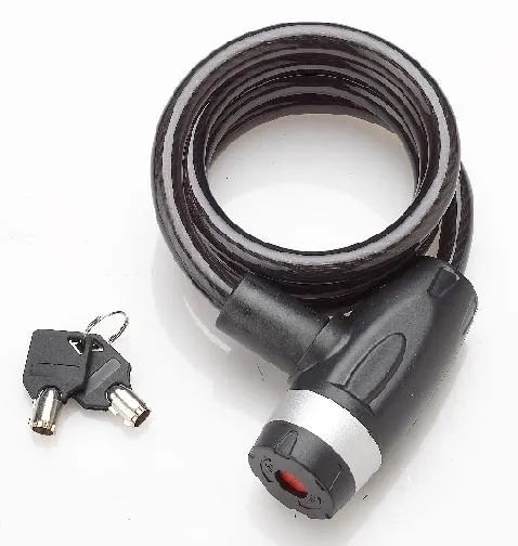 2 Key Cable Lock Bicycle Lock OEM Yes Color Black Brand Naibao Trademark Nurbo Model NO. SL536 HS Code 8301400000 Door Lock Part Lock - Image 1