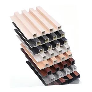 2022 New Color WPC Wall Panel White Building Interior Co-Extrusion Interior WPC Wall Panel - Image 4