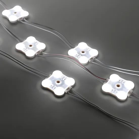 Waterproof DC 12V LED Module SMD 2835 with Injection 4 Lens White LED Module for Advertising Light Box - Image 2