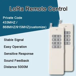 5km Long Range Distance 433MHz Universal Wireless RF Lora Remote ...