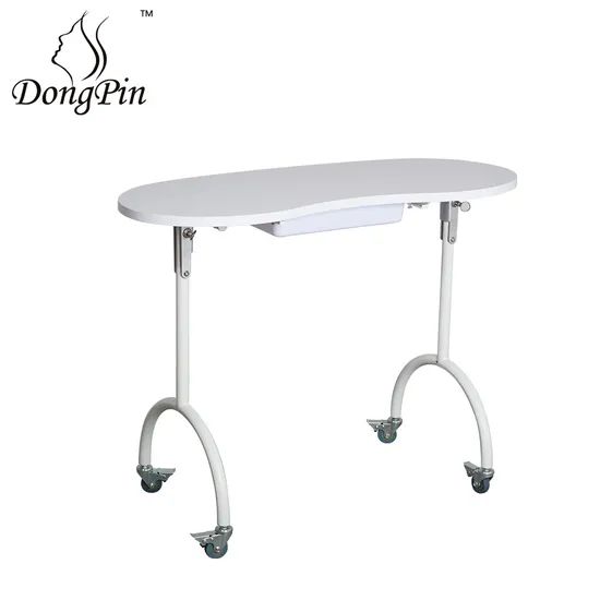 Portable Durable Manicure Table Nail Salon Tables G.W 9kg N.W 8kg MOQ 10 PCS Color White Condition New Package 3PC/CTN Model NO. - Image 2