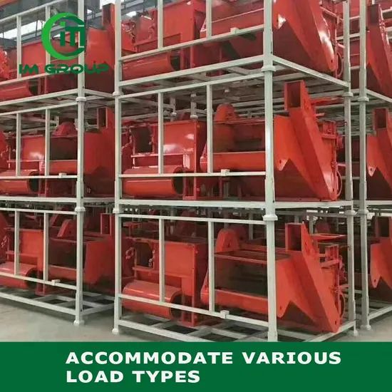 Hot Sale Flexible Welded Powder Coating Metal Storage Carpet Pallet Rack for Warehouse - Image 5