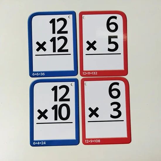 Custom Flash Teaching Math Cards with Box Children School Students Education - Image 3