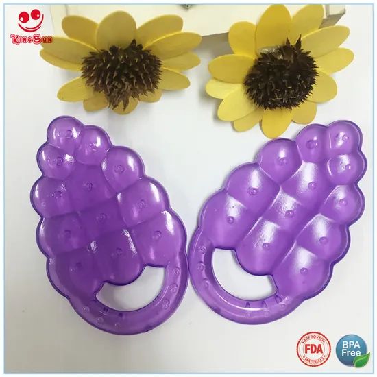 Water Filled Teether for Teething Baby Size Middle Type Teether Origin China Material EVA Model NO. YJ283 HS Code 3924100000 - Image 5