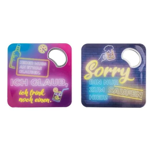Multi-Functional ABS Card Shape Coaster Bottle Opener for Bar Counter Service - Image 5