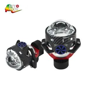 LED Triple Spot Light Bi-LED Headlight Dual Beam Auto Light Lumens 8000 Voltage 12V Power 55/65W Material LED MOQ 10 - Image 1