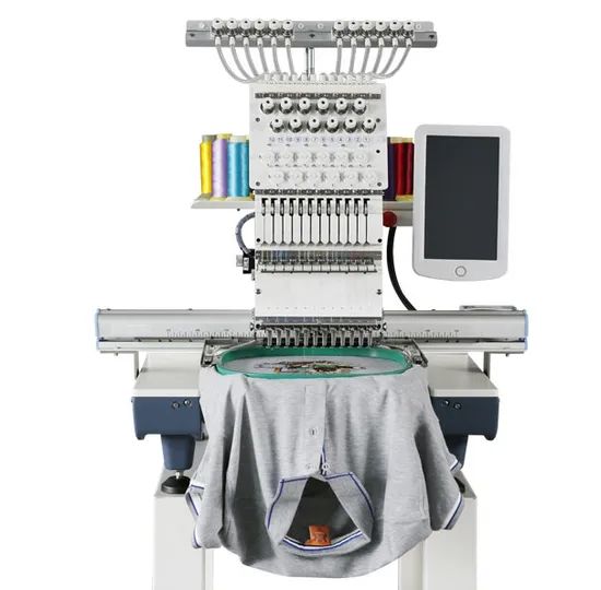 10 Inch Touch Screen Multi Needle Embroidery Machine for Sale - Image 2