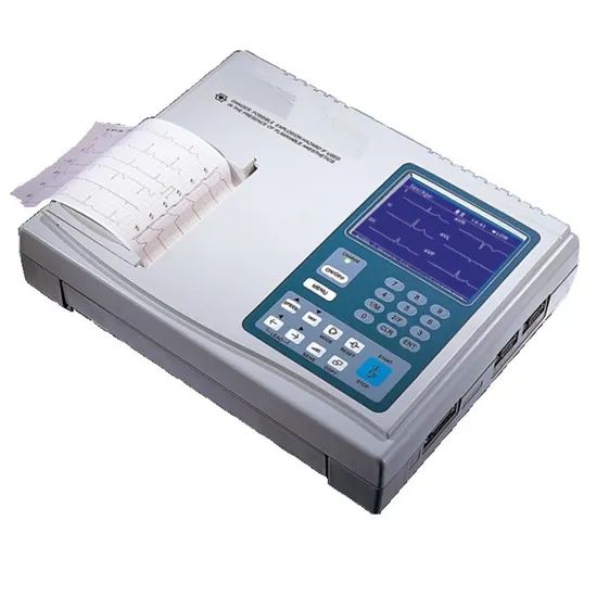 Hot Sale Cheap Medical Six 6-Channel Interpretive ECG Machine (MT01008022) - Image 1
