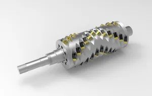 Single Shaft Shredder Plastic Pipes/Lumps Recycling Machine - Image 5