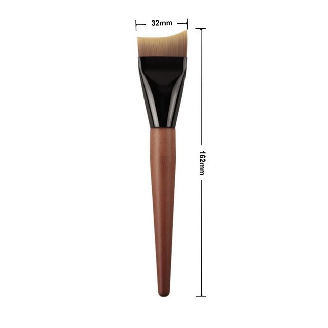 BSFL Fishtail Makeup Brush: Seamless Blending Foundation & Contouring Tool - 100% Vegan Synthetic Bristles - Image 4