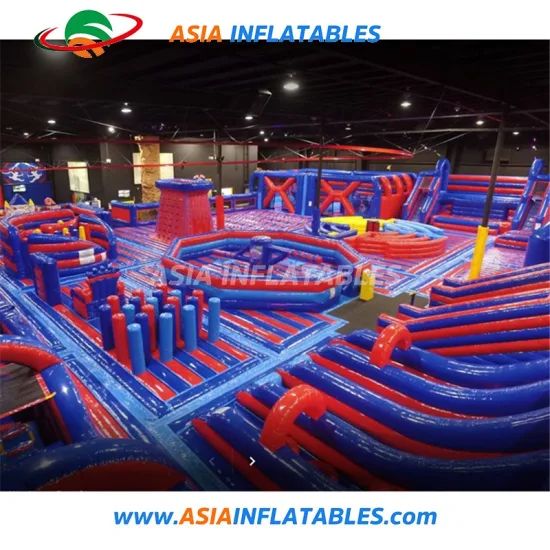 Commercial Bouncy Castle Outdoor Adventure Obstacle Course Inflatable Amusement Playground - Image 1