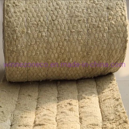 Rock Wool Insulation Blanket Origin China HS Code 6806109090 Color Grey, Yellow Trademark WINNEZONE Usage Heat Insulation - Image 3