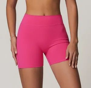 Wholesale Custom Logo Women Sports Shorts Quick-Dry Pocket Fitness Yoga Pants - Image 5